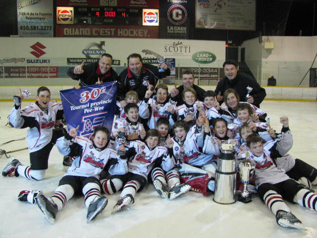 Le Garaga de Saint-Georges s'incline au Tournoi international de hockey pee-wee de Québec
