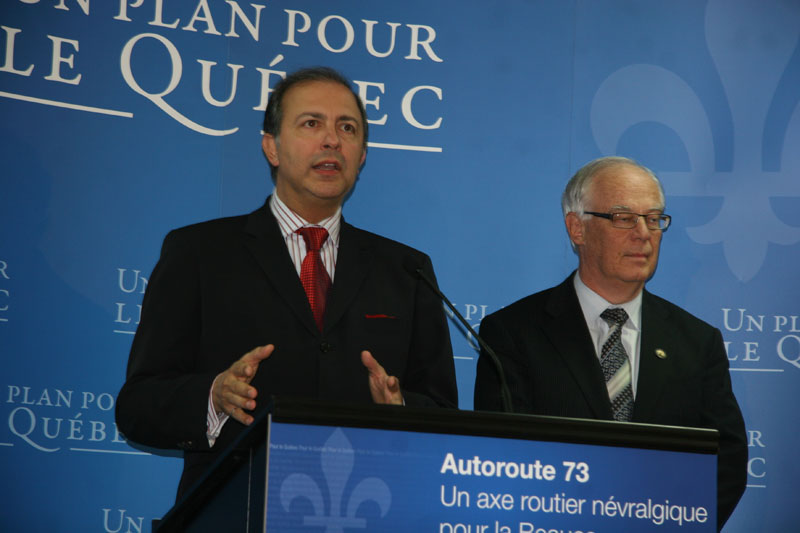 Un projet de loi spéciale pour le prolongement de l'autoroute 73 via le tracé Est à Beauceville