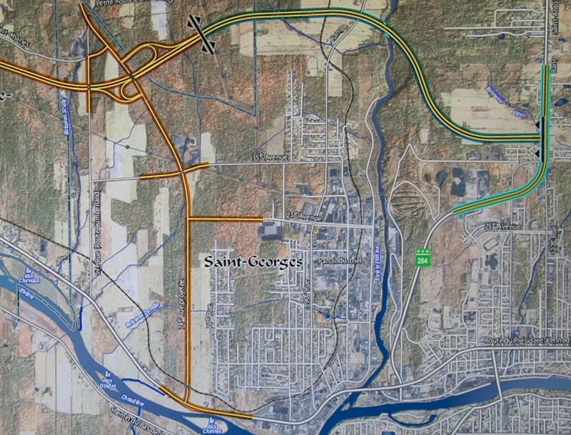 Plus de 77 M$ pour les routes et l'autoroute 73 dans Beauce-Sud