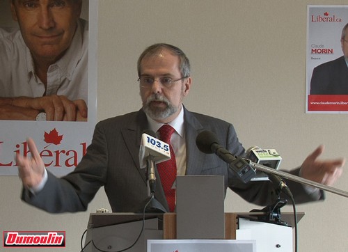 Le libéral Claude Morin présente la plateforme de son parti pour les agriculteurs