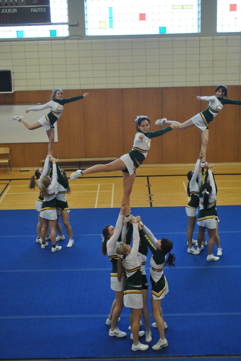 Les cheerleaders des Condors en compétition ce week-end