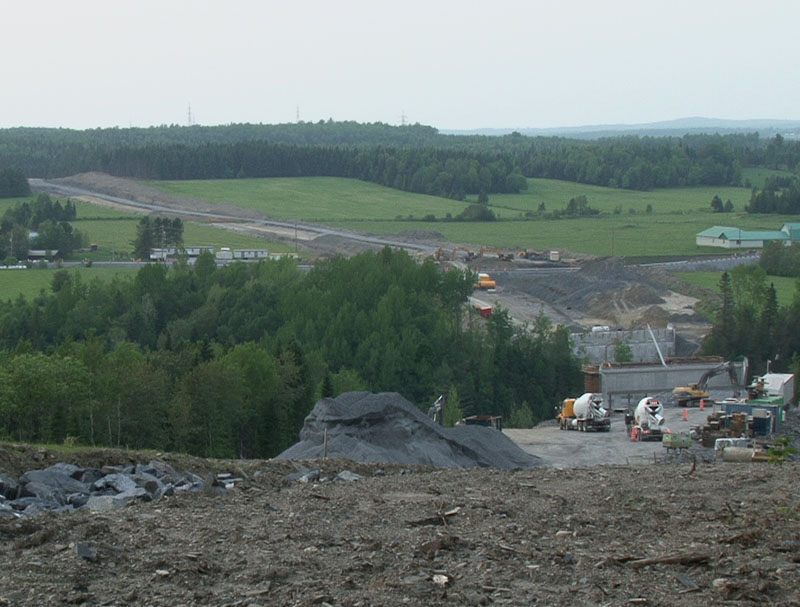 Si le chantier de la route 204 tire à sa fin, celui de l'autoroute 73 progresse à Saint-Georges