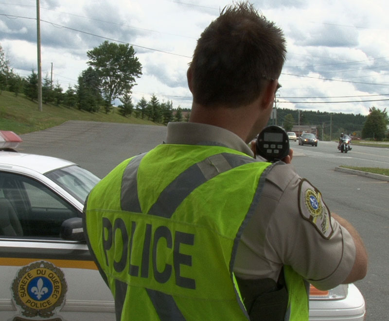 Un conducteur intercepté à 180 km/h à Saint-Honoré