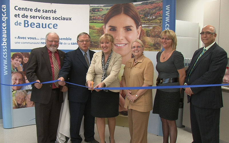 Le CSSS de Beauce inaugure sa nouvelle buanderie à Beauceville