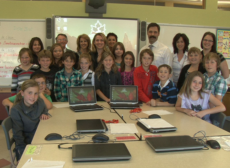 Saint-Frédéric: L'ordinateur portable aux services des élèves de 4e année