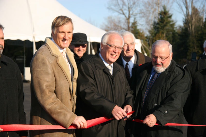Un premier tronçon du doublement de l'autoroute Robert-Cliche inauguré ce matin