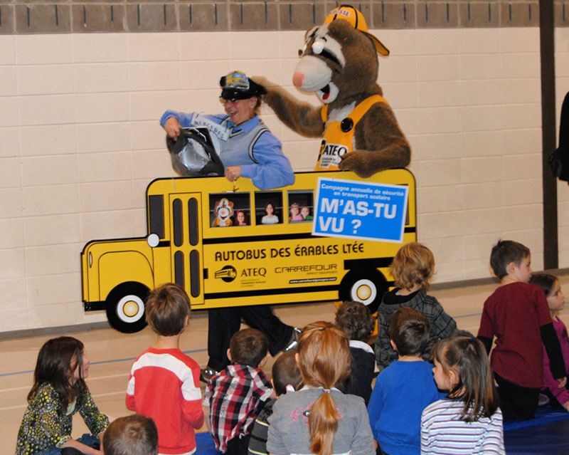 La Mascotte Bubusse de passage en Beauce