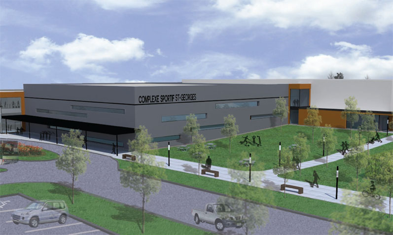Le Complexe sportif à Saint-Georges nécessitera un investissement de 25,6 M$