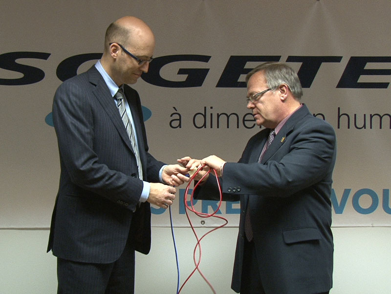 Sogetel poursuit le déploiement de la fibre optique sur le territoire Beauce-Etchemin