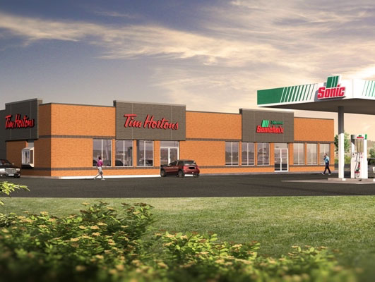 Construction d'une nouvelle station-service et d'un second Tim Hortons à Sainte-Marie