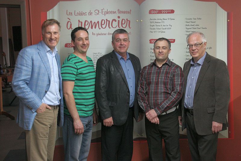 Saint-Éphrem inaugure officiellement son centre des loisirs