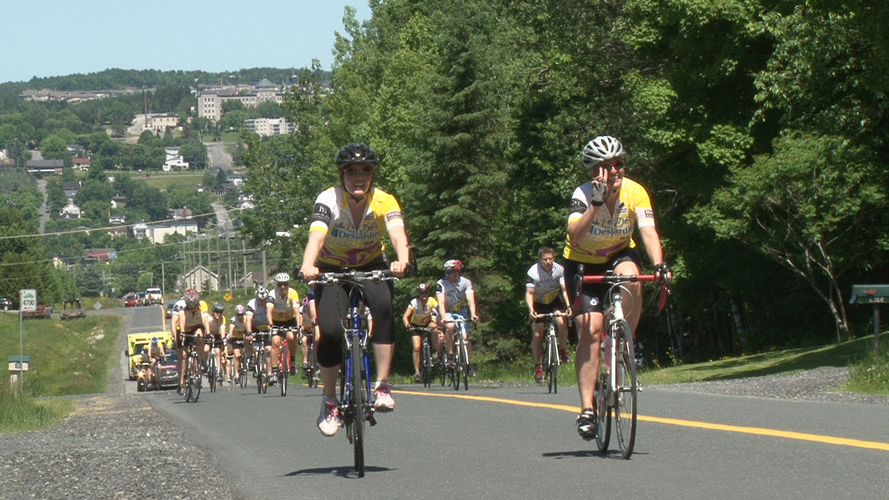 Défi Desjardins: Les gens d'affaires ont pédalé au profit du Tour de Beauce