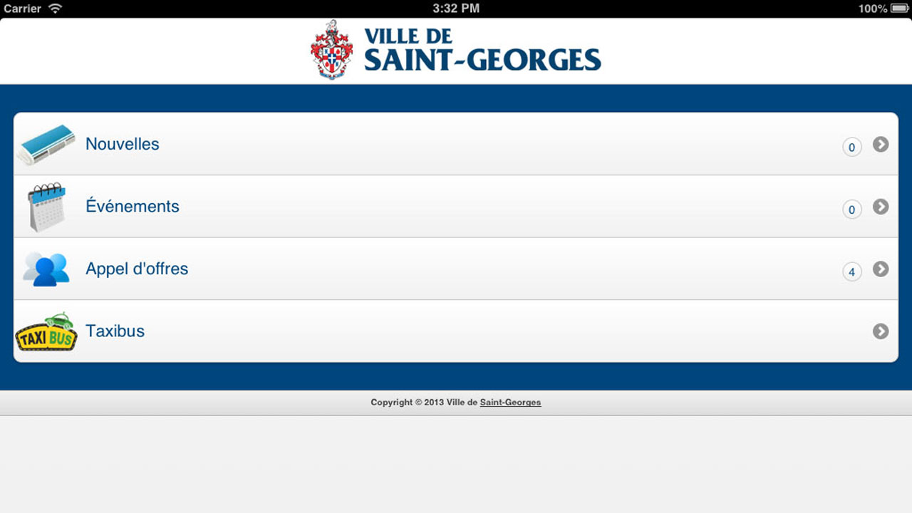 Saint-Georges lance une première application mobile