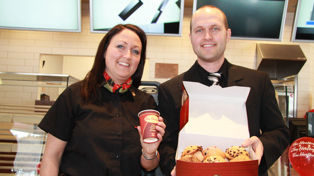 L'arrivée de Tim Hortons à Beauceville a créé 35 emplois