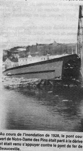 Au cours de l'inondation de 1928