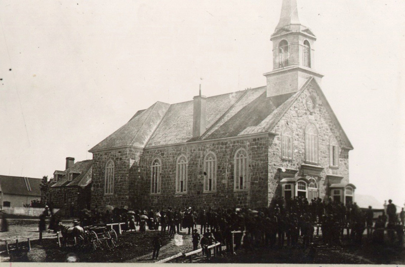 La deuxième église de St-Georges terminée en 1862