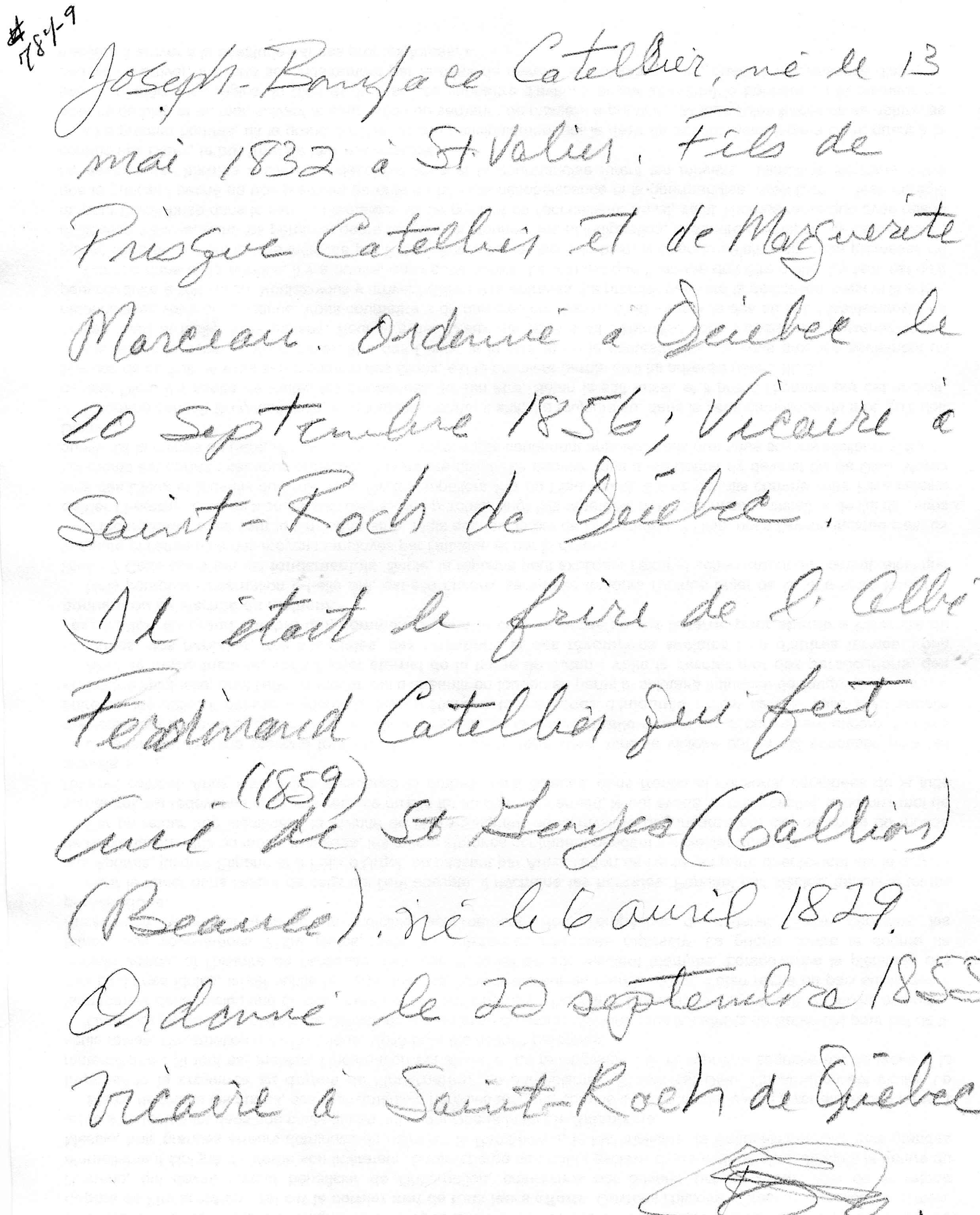 Les curés Catellier..