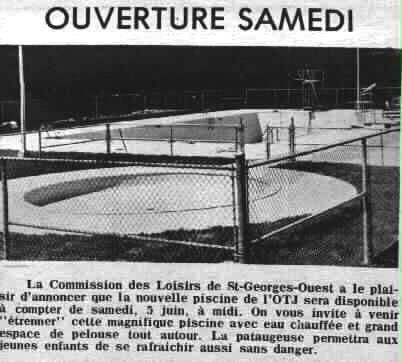 Piscine du Parc des 7 chutes en 1971