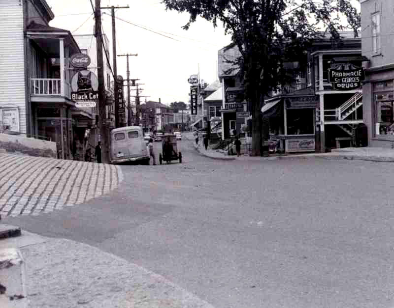 Sortie de l'ancien pont