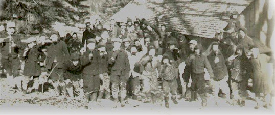 Party de cabane à sucre en 1930