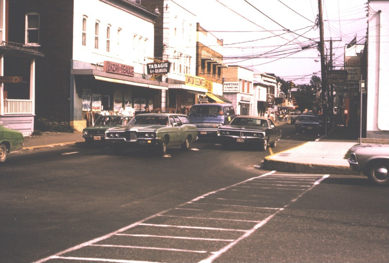 1e avenue est à St-Georges en 1977