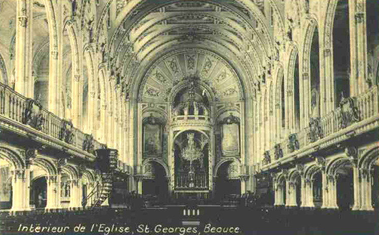 Intérieur de l'église de l'ouest