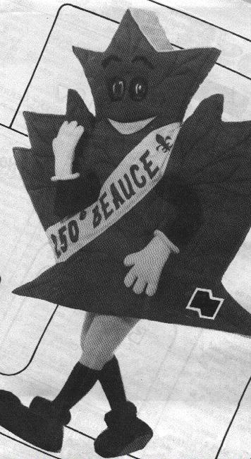 Mascotte festival érable