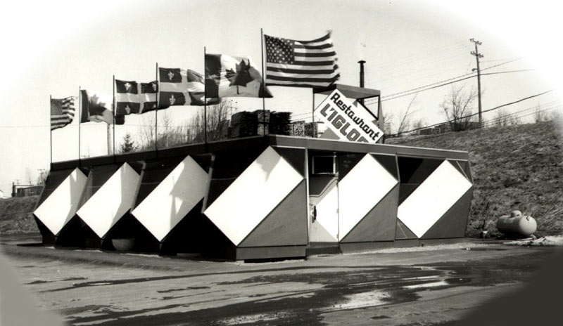 Restaurant l'Igloo en 1970