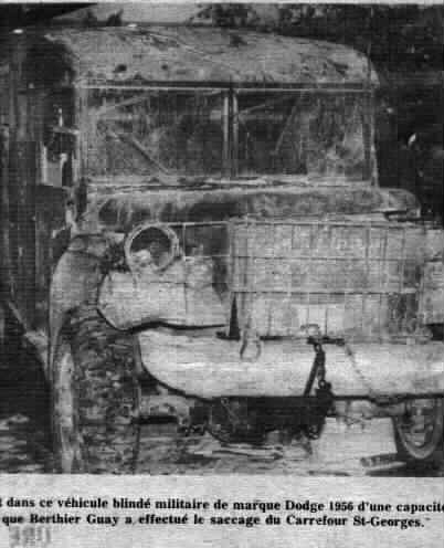 Véhicule de Berthier Guay en 1978