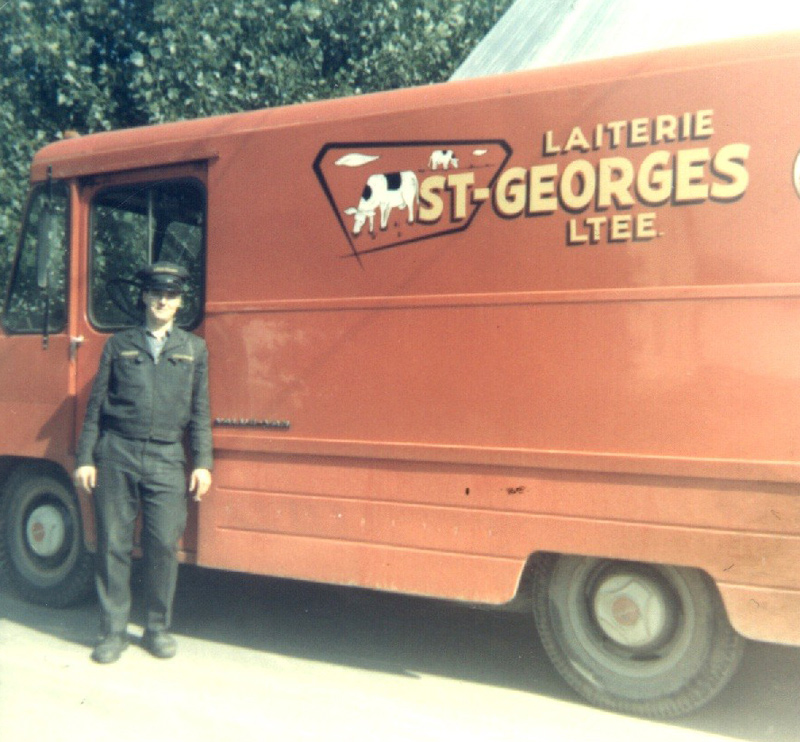 Robert Giroux était laitier, fin 60