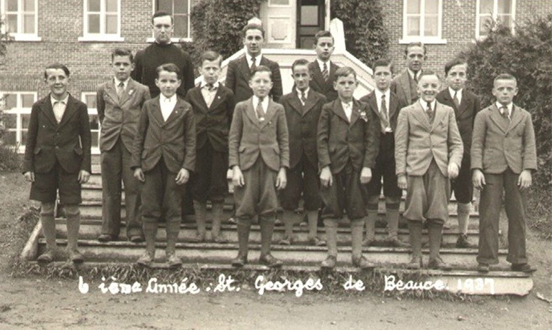 Groupe de 6e Année en 1937