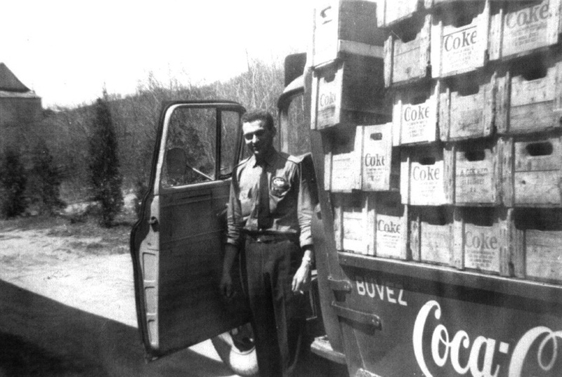 Camil Labbé, vendeur de Coca-Cola en 1950