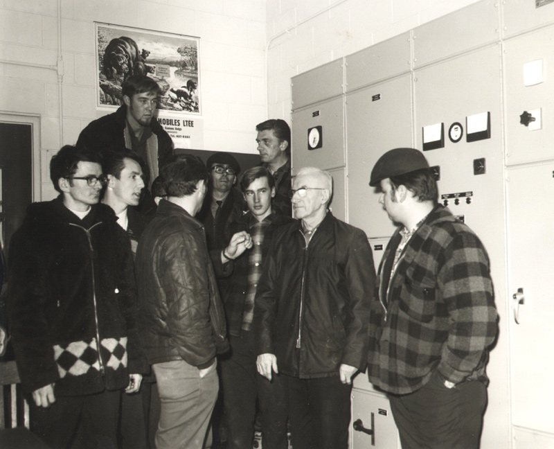 Inauguration de l'usine de filtration dans les années 70