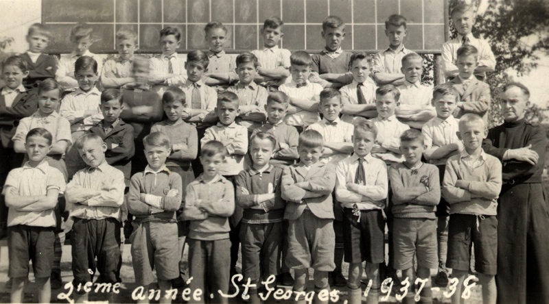 Étudiants de 2e année en 1937-1938