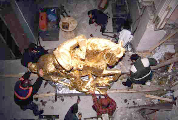 Rénovation de la nouvelle bibliothèque en 1995