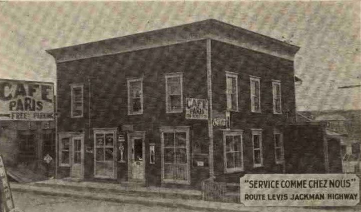 Café de Paris sur la 2e avenue en 1940
