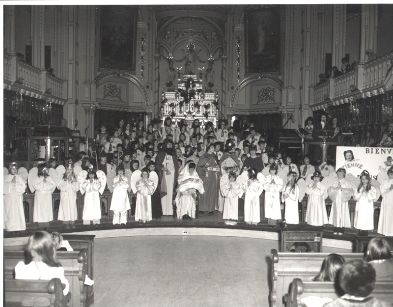 Intérieur de l'église de l'ouest