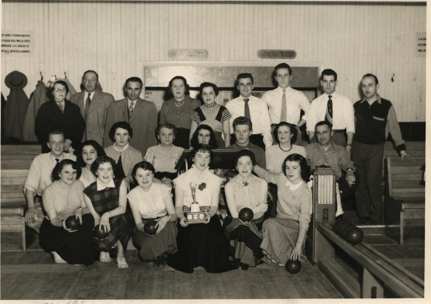 Equipe féminine de quilles
