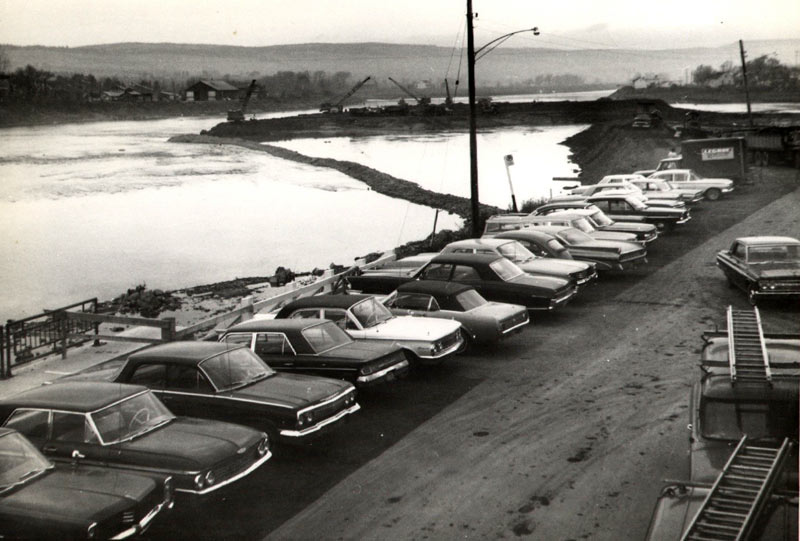 Construction de l'île