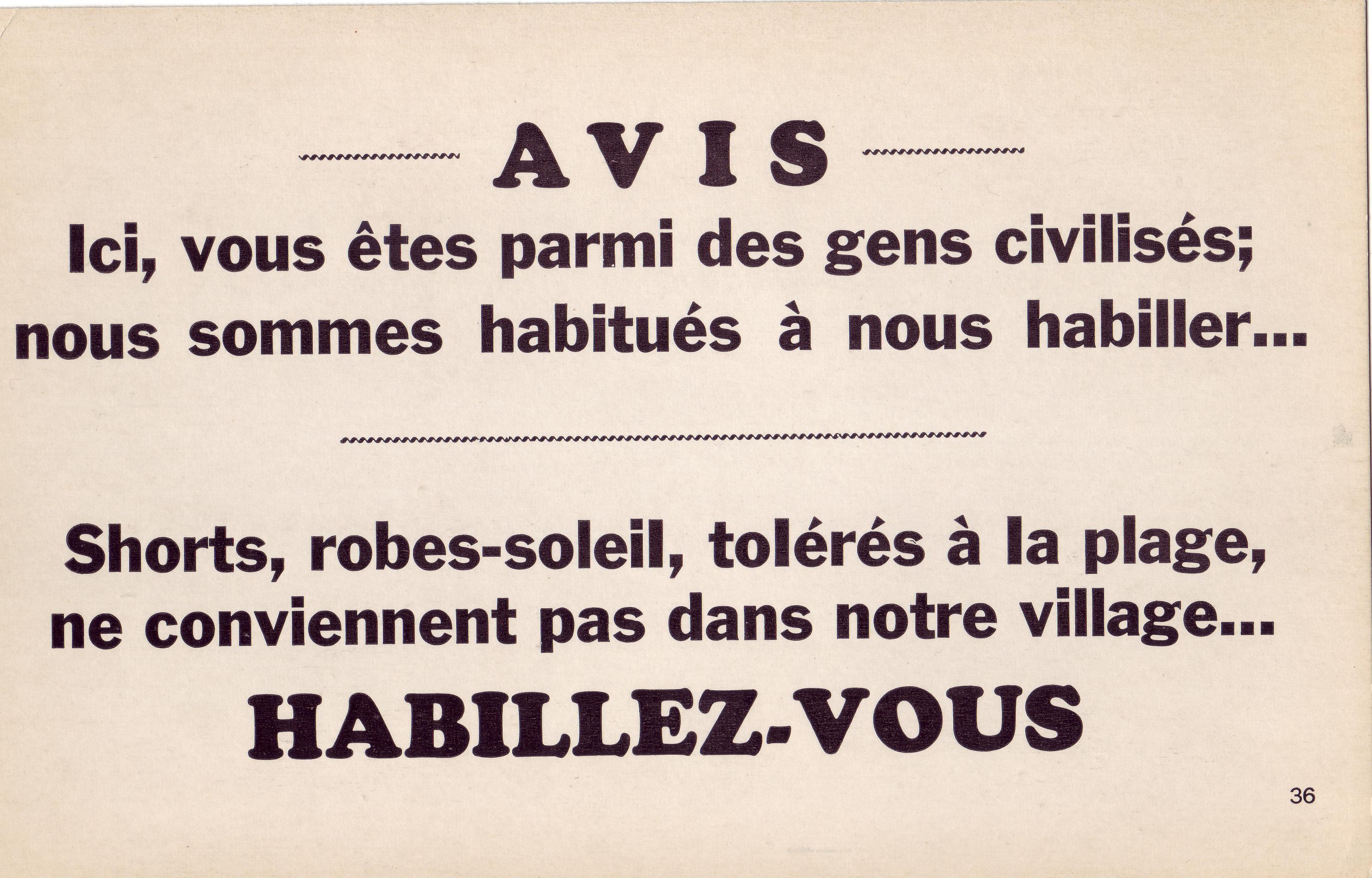 Propagande du ''Savoir vivre'' années 40-50.        (Claude Gilbert).