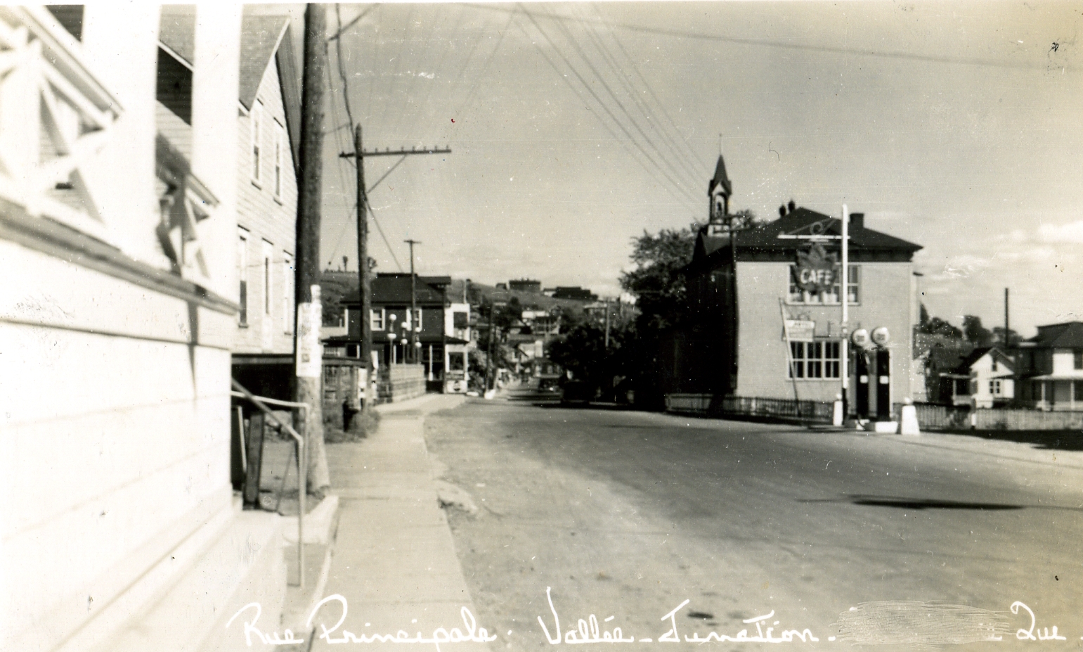Rue principale Vallée-Jonction en 1950