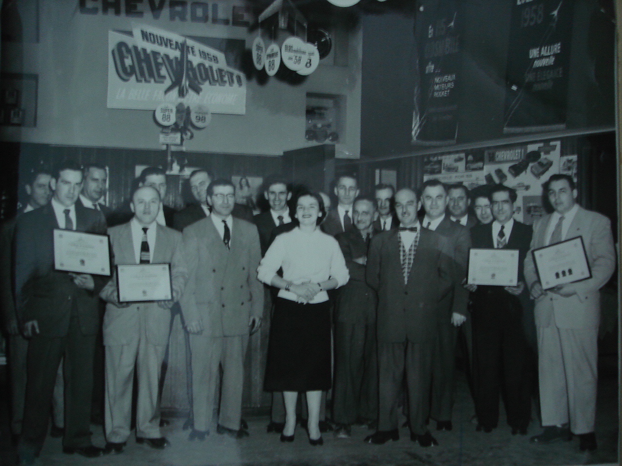 Garage National en 1958