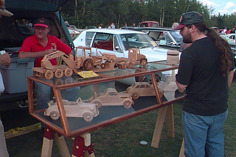 Exposition de voitures antiques en 1998