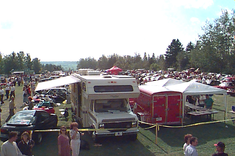 Exposition de voitures antiques en 1998