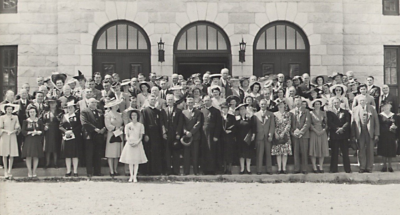 Salle paroissiale, fin des années 60