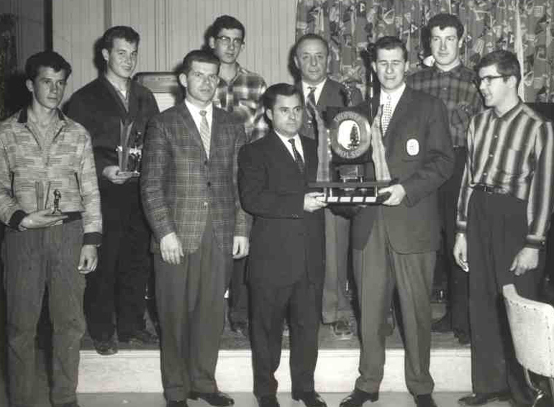Remise du trophé par Gilles Bernier