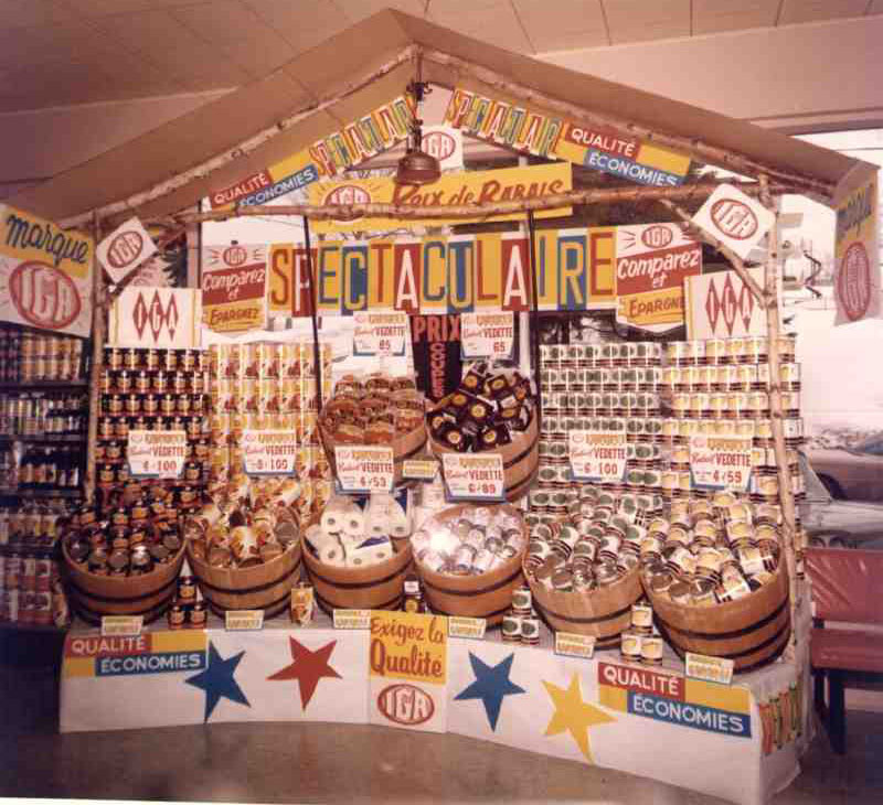 IGA sur la 2e avenue St-Georges Est dans les années 60