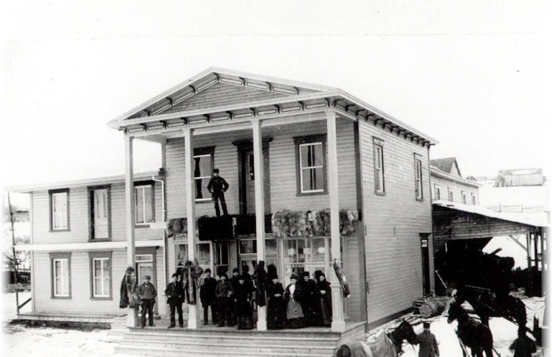 Magasin général Jos Gagnon en 1898