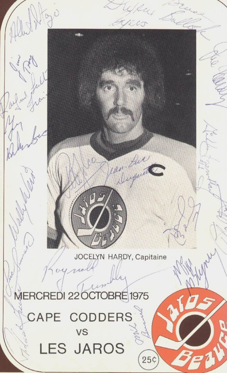 Jocelyn Hardy en 1975