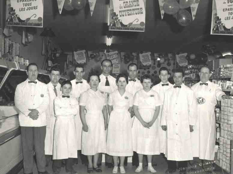 Ouverture du IGA sur la 2e avenue 1962